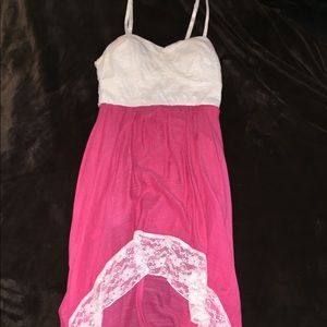 Lily Rose Pink High Low Dress